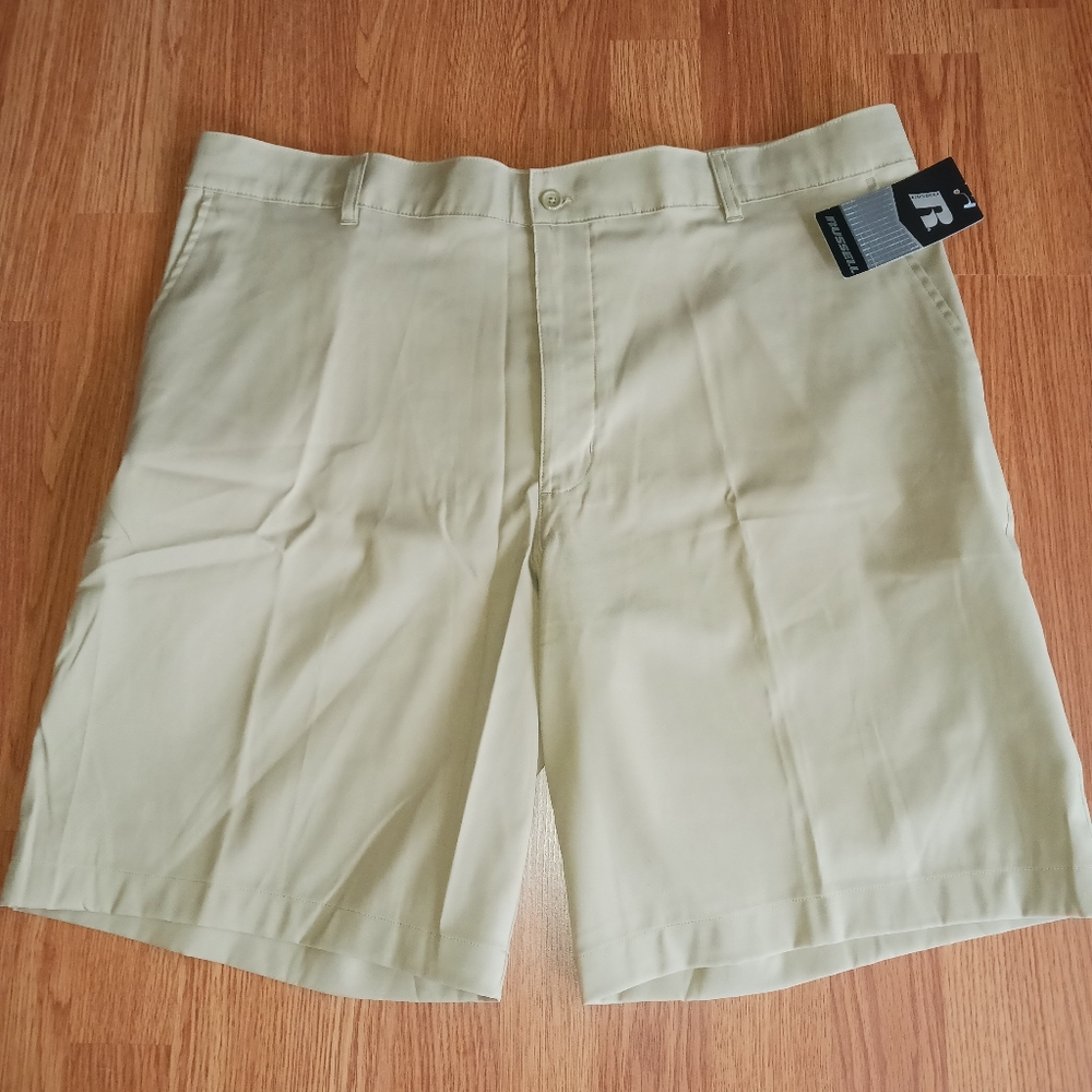 Russels Men Khaki  Brown  Shorts  sz 40